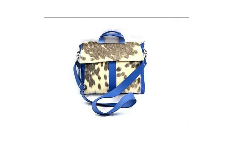 Hair On Laptop Bag Messenger Bag Unisex Briefcase Business Animal Print Cowhide Hair On Bag Cowhide Bag - Kcl-10