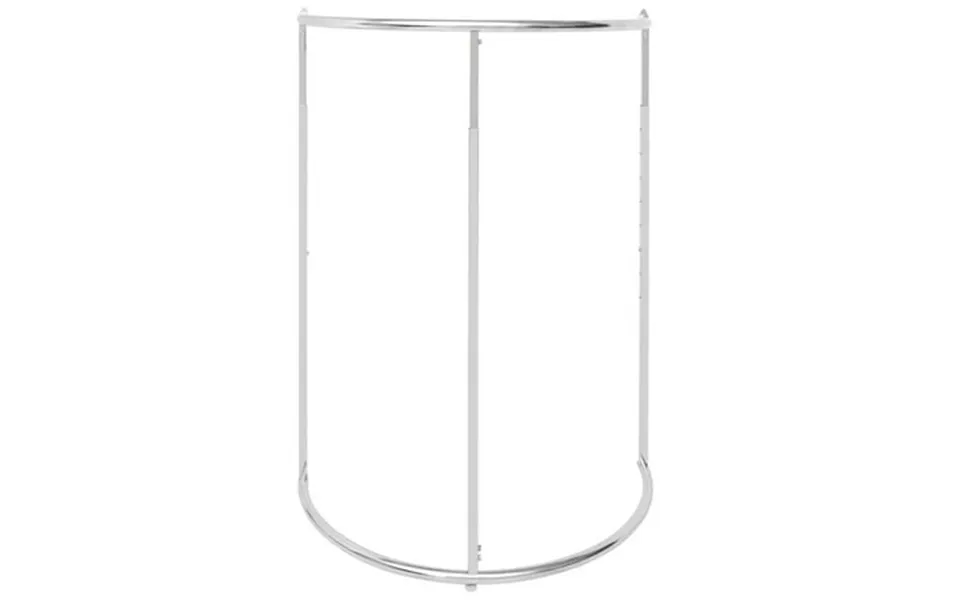Half Round Clothing Rack Chrome