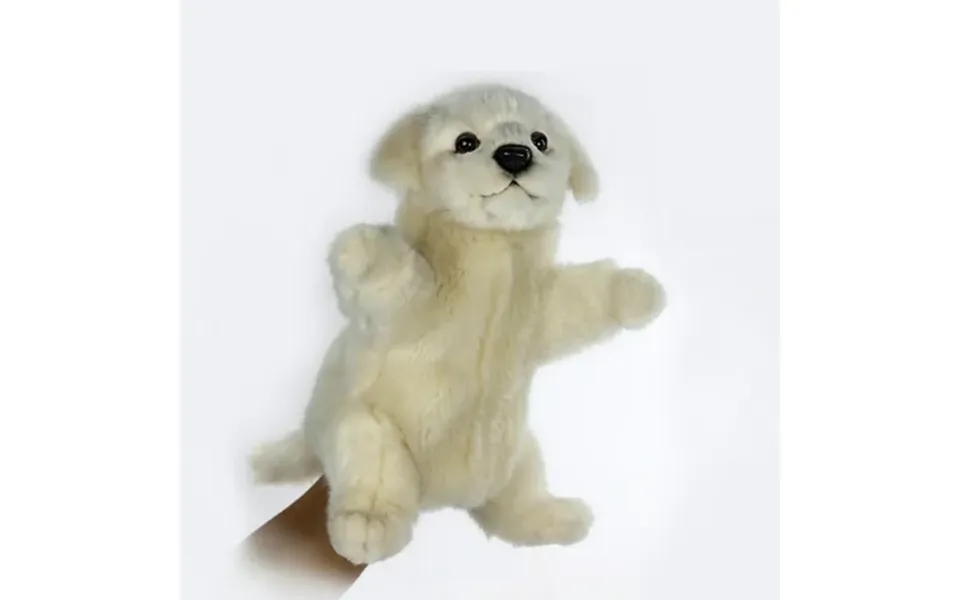 Hansa - Puppy Hand Puppet White