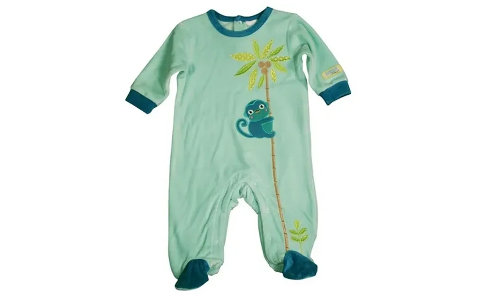 Happi By Dena Baby Boys Newborn One Piece Long Sleeve Footed Coverall 34839-3-6months Turquoise Velour