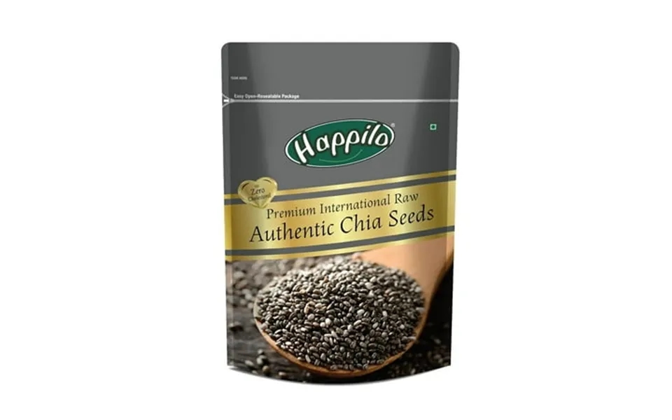 Happilo Premium Authentic Chia Seeds 250gm Diet Food For Weight Management Rich In Fiber And Omega 3 Healthy Breakfast S