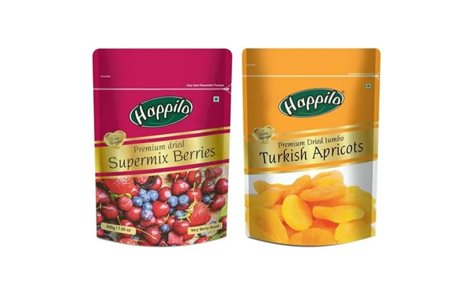 Happilo Premium Turkish Apricots Premium International Super Mix Berries 200gm 7
