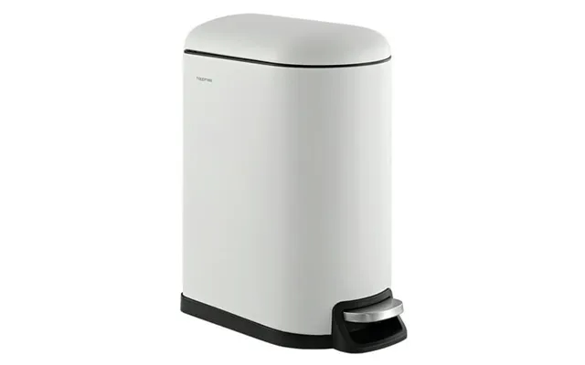 Happimess Hpm1010c Roland 10.6-gallon Step-open Trash Can Cotton White product image