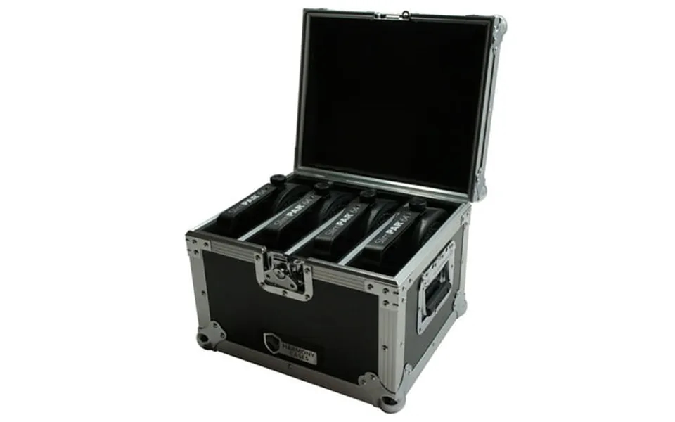 Harmony Cases Hc4slimpar64 Light Flight Road Case Fits Chauvet Slimpar 64 X 4