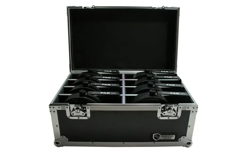 Harmony Cases Hc8slimpar64 Light Flight Case Fits Chauvet Ezpar 64 Rgba X 8