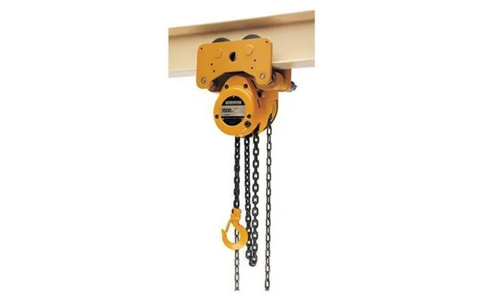 Harrington Hoist Trolley 1000lb 10ftlift Nth005-10