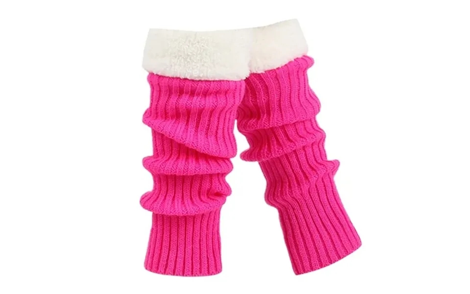 Hauaitttt Retro Knitted Leg Warmers Crochet Long Boot Socks Christmas Thickened Warm Socks For Women Adult Party Dance Y