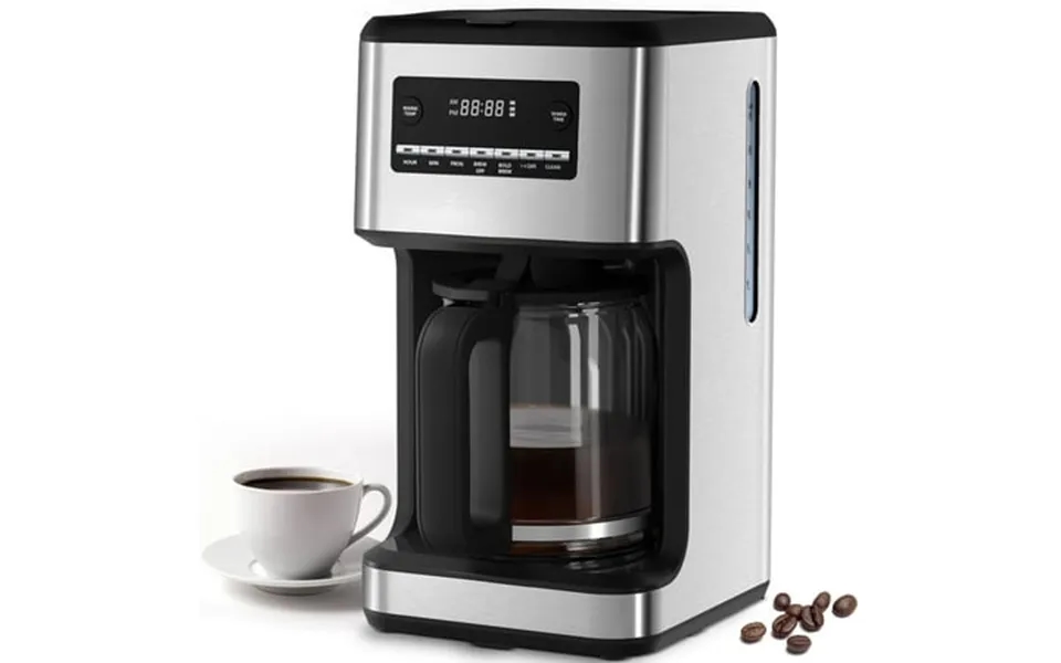 Havato 14-cup Drip Coffee Maker Stylish And Compact Home Kitchen Coffee Shop Silver