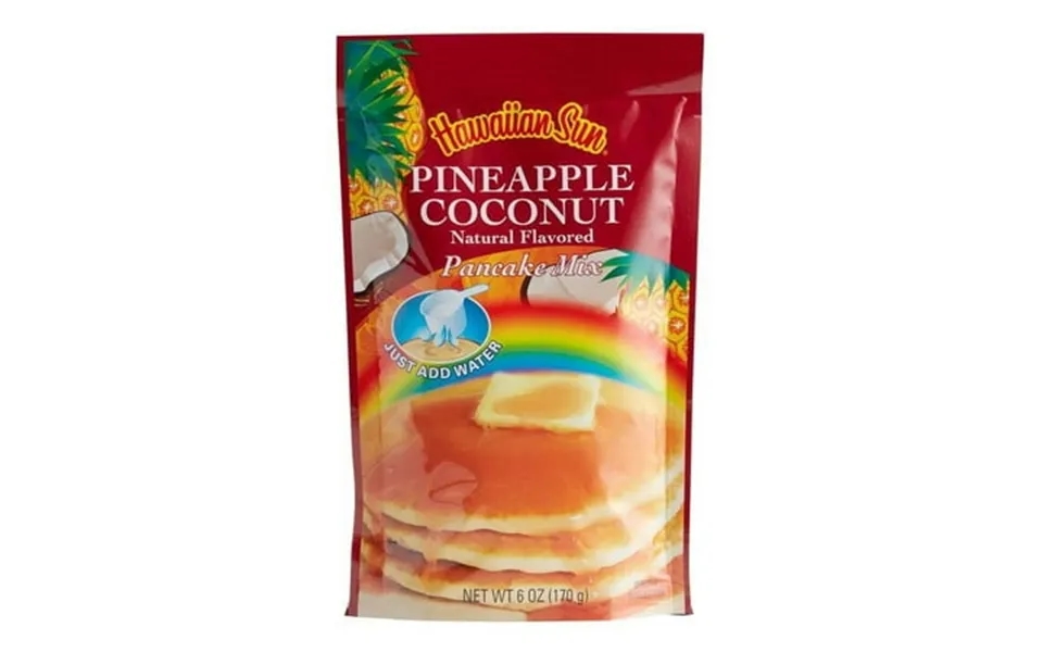 Hawaiian Sun Pineapple Coconut Pancake Mix 6 Oz. Pack Of 2