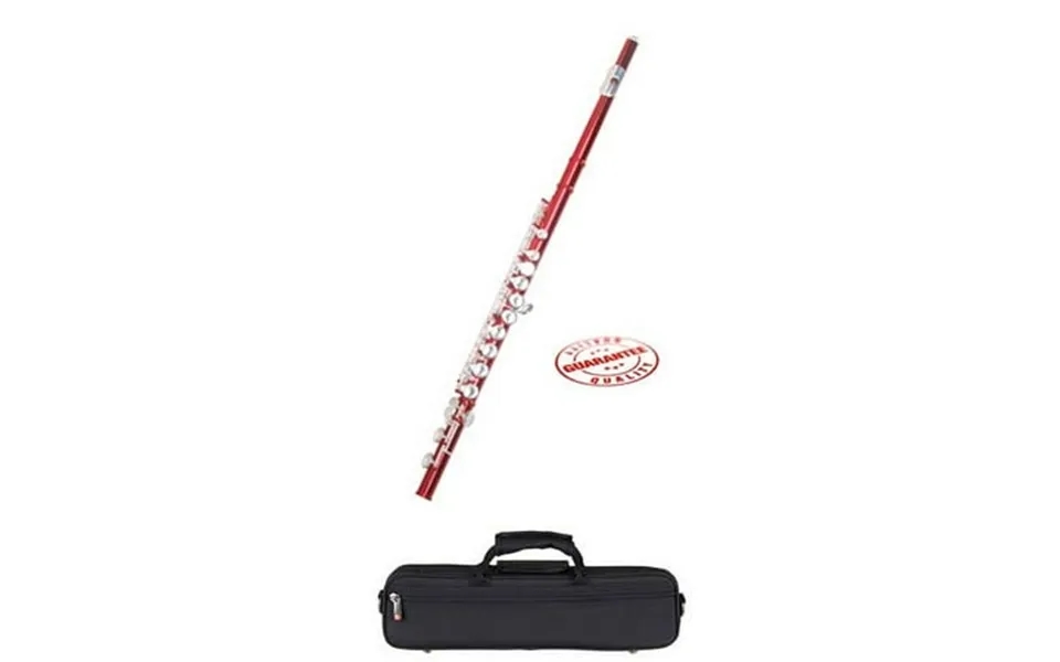 Hawk Wd-f113-rd Closed Hole C Flute With Case Red