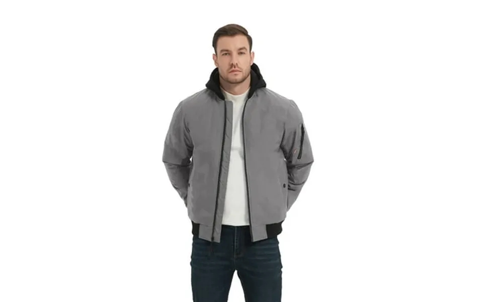 Hawke & Co Mens Stanton Hooded Bomber Sizes S-2xl