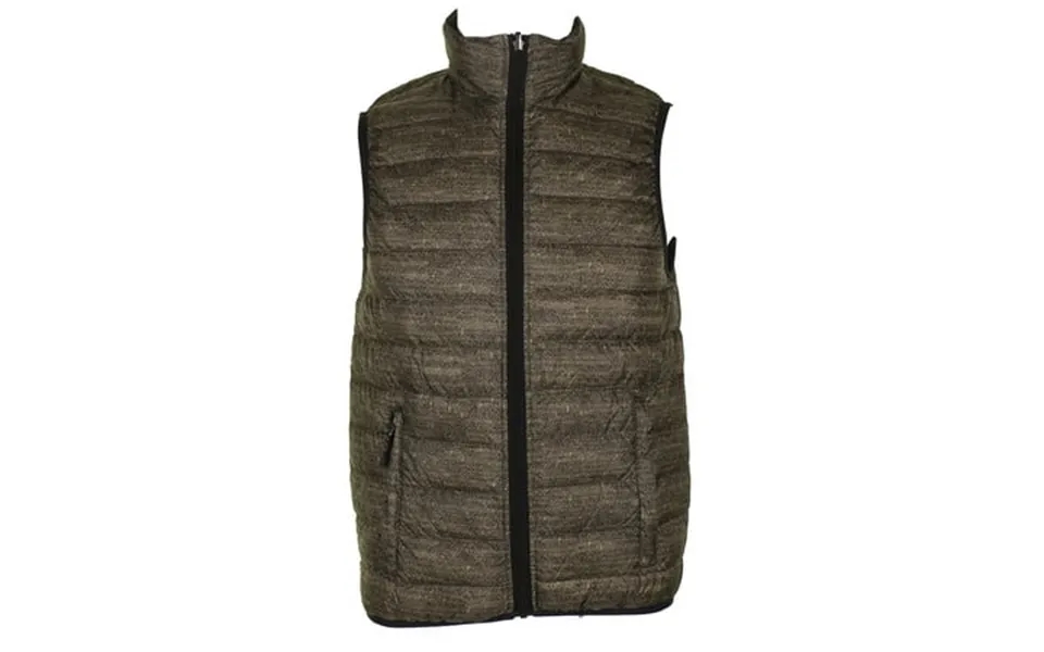 Hawke Co. Outfitter Mens Brown Black Reversible Puffer Vest Xs