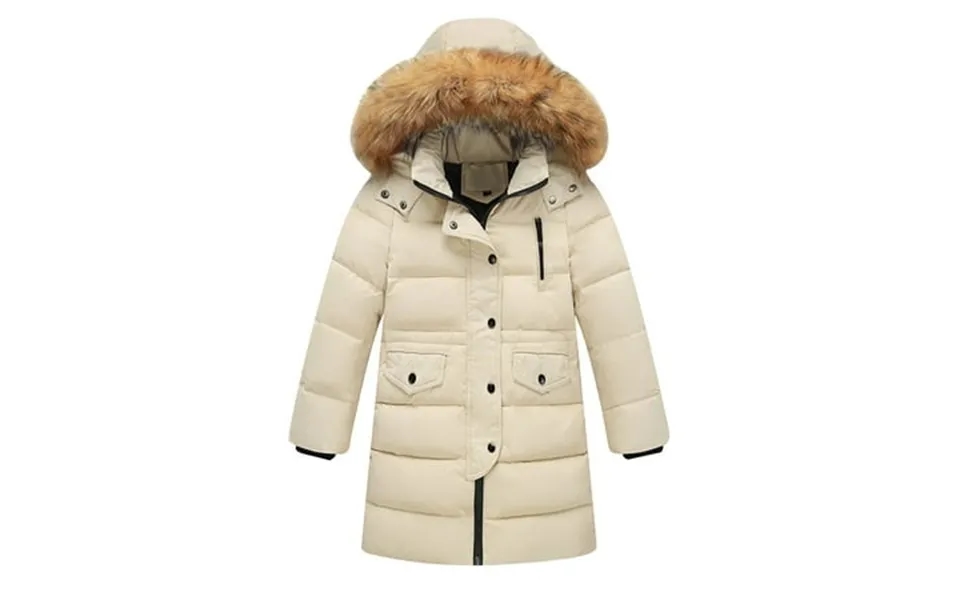 Hbyjlzyg Hoodies Puffer Padded Jacket Furry Collar Windproof Coat Kids Girls Boys Winter Warm Thick Hooded Down Coat Thi