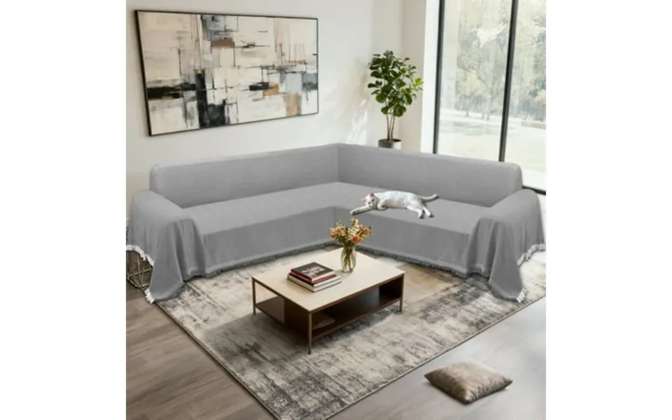 Hdcaxkj Washable L Shape Sofa Covers Reversible Sectional Couch Covers Corner Sofa Slipcovers Blankets Sofa Cover For Li