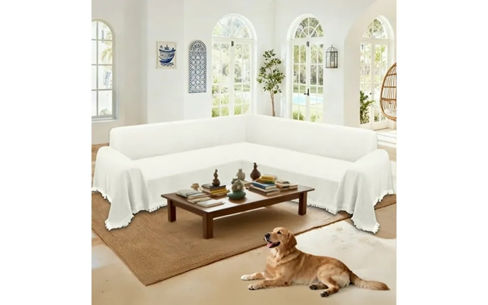 Hdcaxkj Washable L Shape Sofa Covers Reversible Sectional Couch Covers Corner Sofa Slipcovers Blankets Sofa Cover For Li