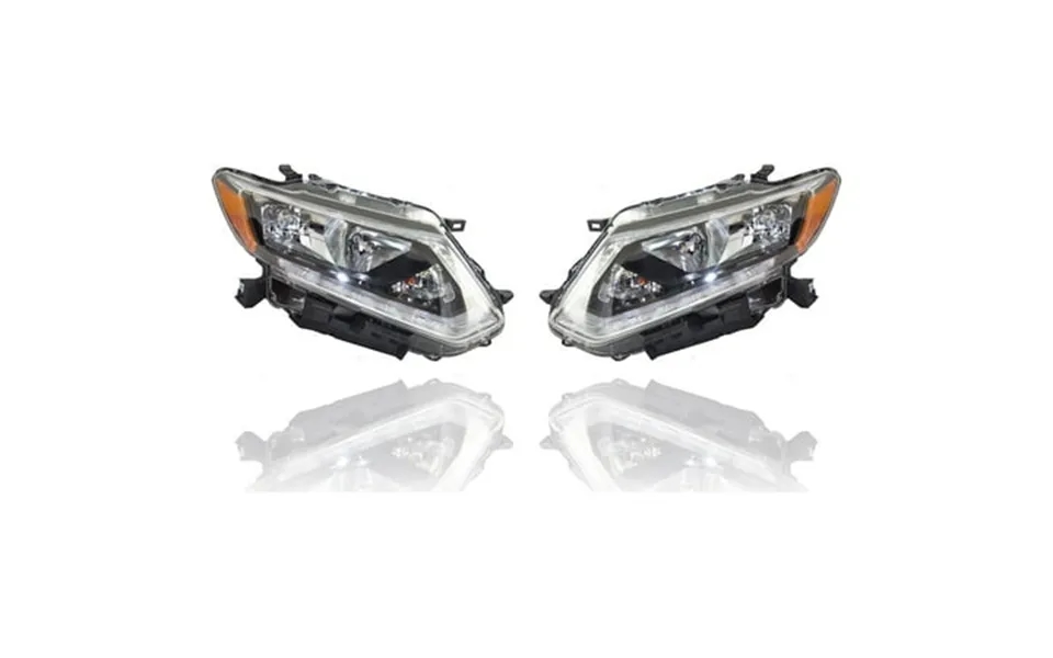 Headlight Assembly - Cooling Direct Fit For 14-16 Nissan Rogue