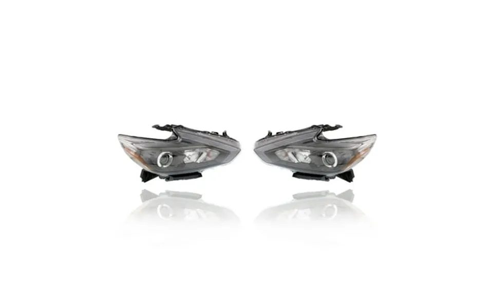 Headlight Assembly - Cooling Direct Fit For 260109hs4a 260609hs4a 16-18 Nissan Altima Sedan