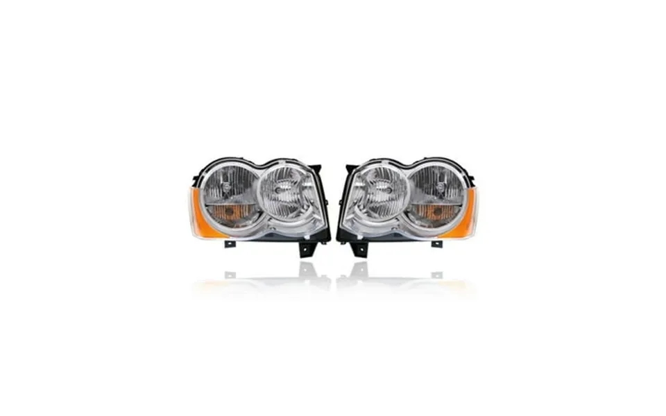 Headlight - Compatible Replacement For 08-10 Jeep Grand Cherokee