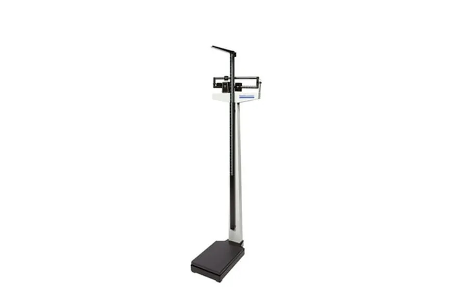 Healthometer 402kl Beam Scale W Height Rod Counterweights & Wheels