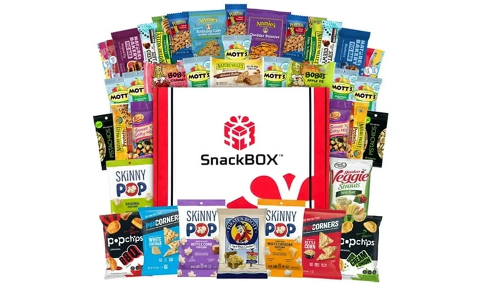 Healthy Snacks Care Package For College Dorms Military Student School Camp And Office Gift Basket By Snackbox 40 Count