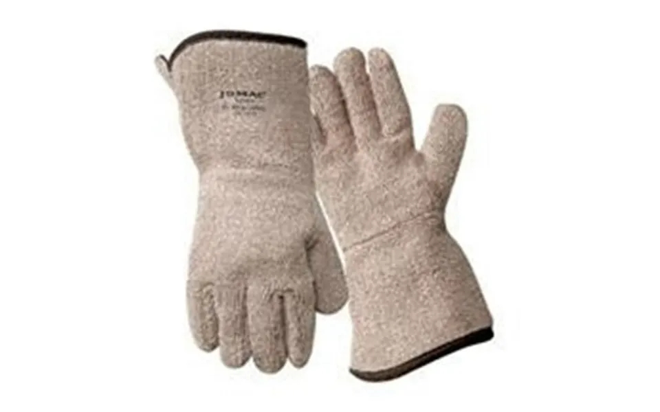 Heat Resistant Gauntlet Terry Glove Lined - Xl