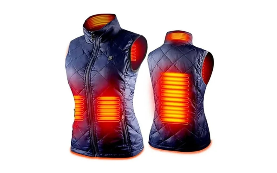 Heated Vest For Women Lightweight Usb Electric 3 Heat Zones Outdoor Hiking Hunting Stand Collar Sleeveless Unisex Jacket