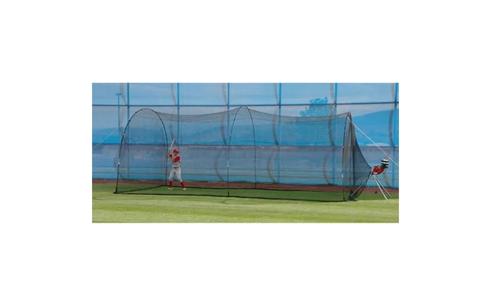 Heater Sports Real Base- & Softball Batting Cage Polyester Net Fiberglass Frame Opening For Pitching Machine Xtender 36’