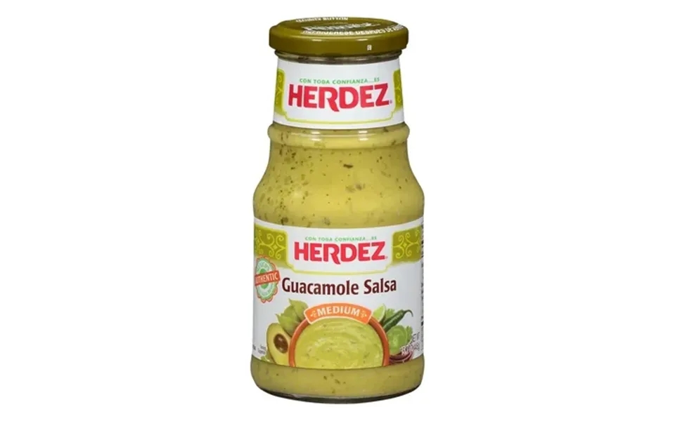 Herdez Salsa Guacamole Medium 15.7 Oz Pack Of 12