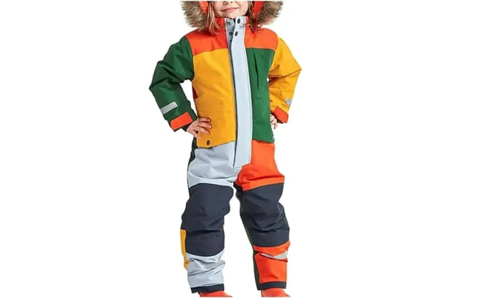 Herrnalise Kids Girls Boys Ski Suits Jumpsuits Waterproof Windproof One Piece Snowsuits Winter Warm Outdoor Jackets Coat