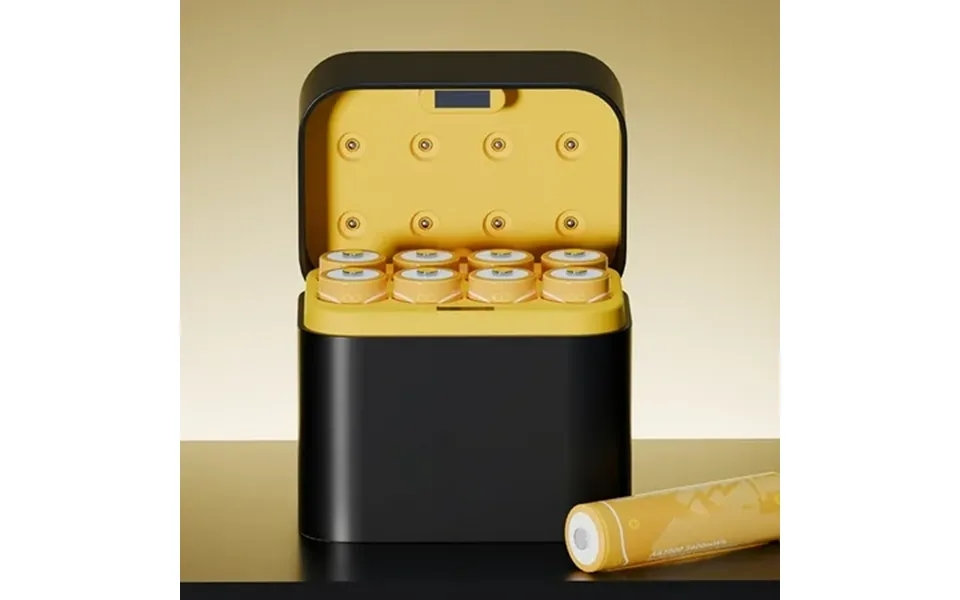 Herrnalise Rechargeable Aa Batteries Lithium With Charger 8 Pack 1