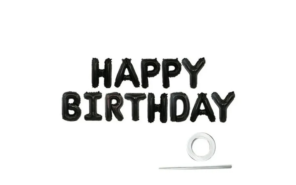 Hevirgo Happy Birthday Balloons Reusable Festive Fine Workmanship Birthday Party Decorations Banner Balloons For Gatheri