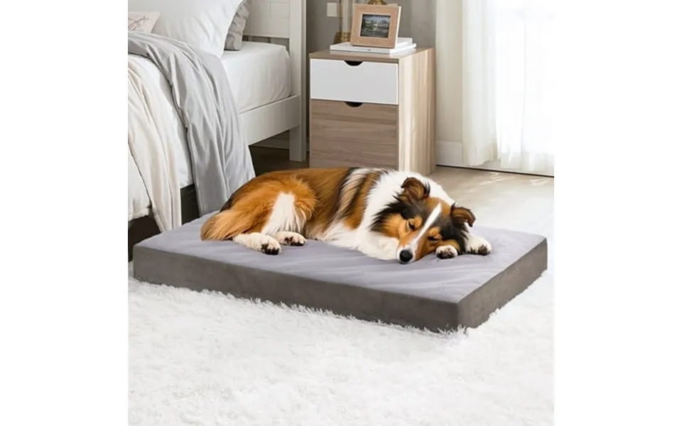 Hiikaa 36in Orthopedic Dog Beds For Large Dog Extra Large Dogs Bed With Removable Washable Cover Egg Crate Foam Puppy Ma