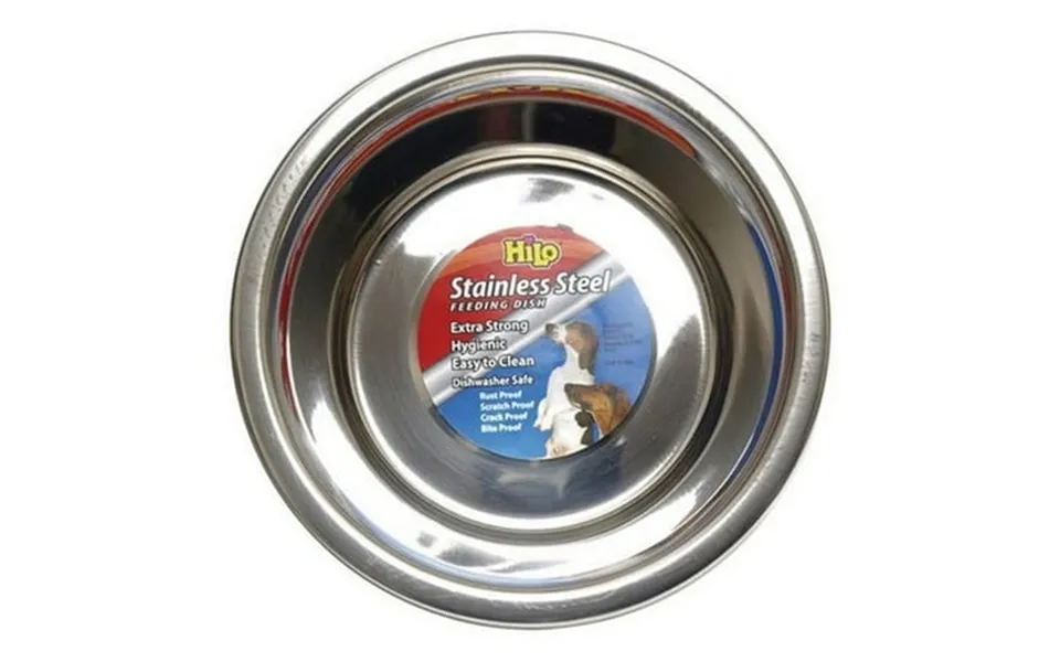 Hilo Stainless Steel Small Pet Feeding Bowl For Pets Silver