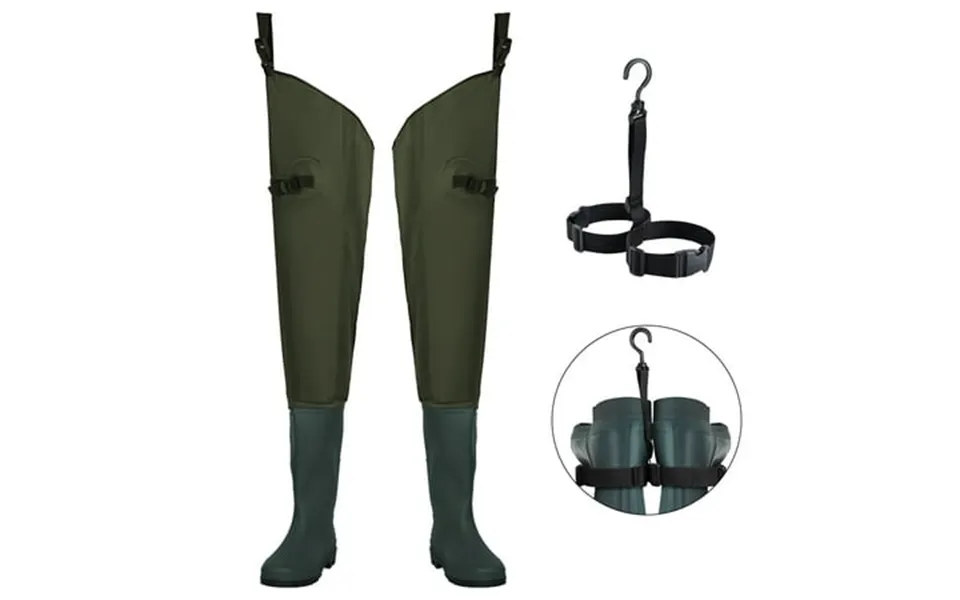 Hip Waders Waterproof & Lightweight Hip Waders For Men & Women 2-plypvc Nylon Bootfoot Hip Boots For Fishing & Hunting G