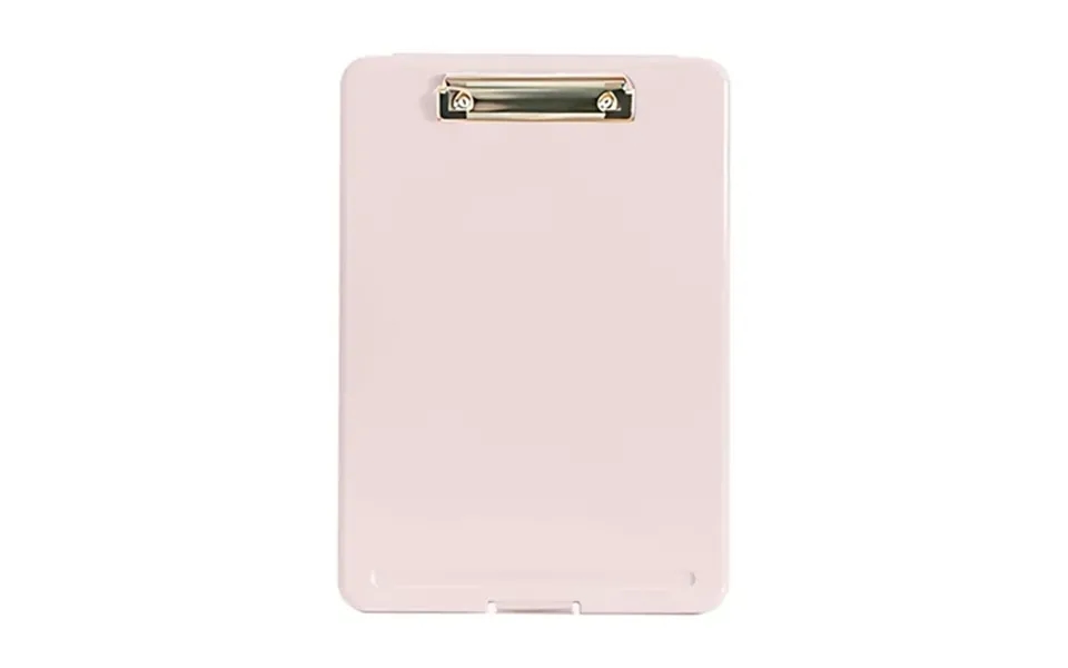 Hiroekza A4 Clear Clipboard With Storage & Pen Holder & Low Profile Clip Office Clipboard With Storage Organizer Nursing