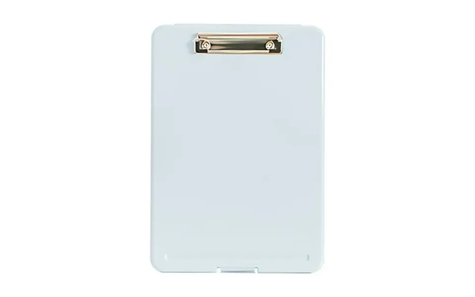 Hiroekza A4 Clear Clipboard With Storage & Pen Holder & Low Profile Clip Office Clipboard With Storage Organizer Nursing