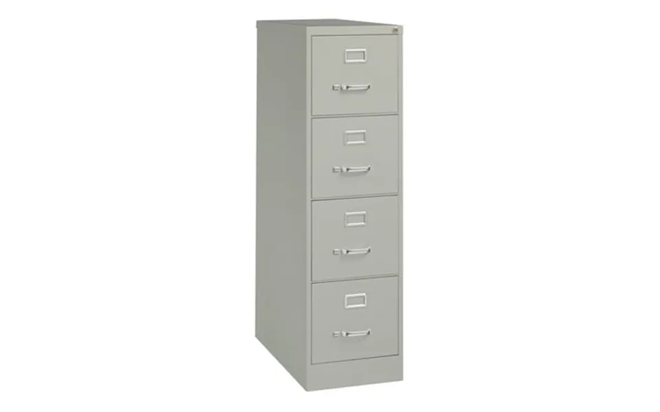 Hirsh 26.5 Deep 4 Drawer Letter Width Vertical File Cabinet Commercial Grade Gray