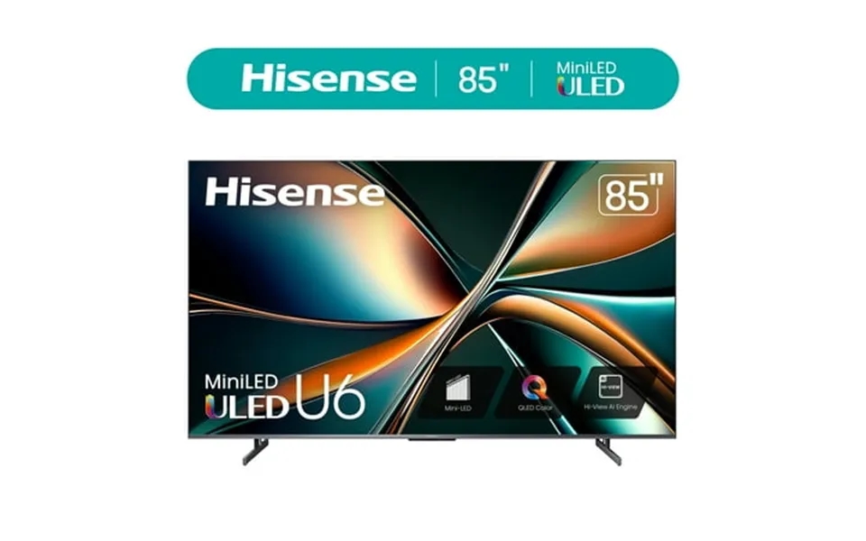 Hisense 85-inch Class U6 Series Mini-led Uled 4k Uhd Google Smart Tv 85u6n - Qled Quantum Dot Color Dolby Vision Full Ar