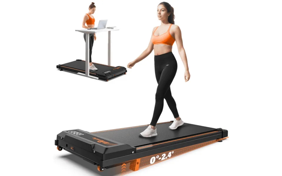 Hlaill 2.5hp Treadmill Under Desk Treadmill Walking Pad Folding Portable Walking Treadmill With Wide Tread Belt Mini Qui