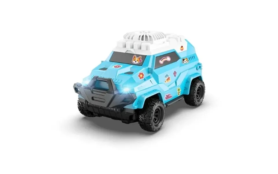 Hnzenbw Remote Control Car With Fans 1 24 Cute Rc Car With Diy Stickers Unlimited Creativity Christmas And Birthday Gift