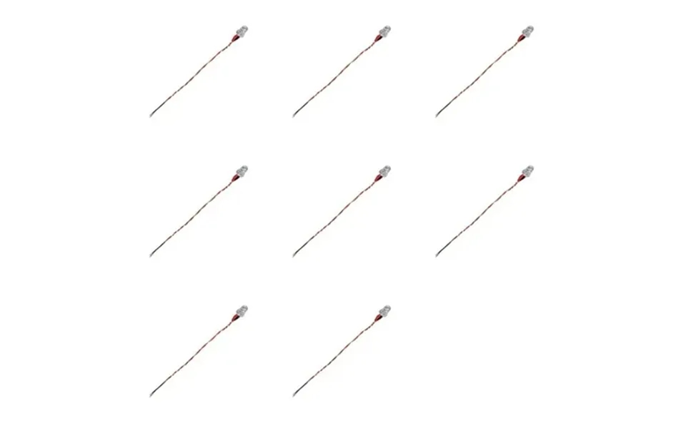 Hobbyflip 3.7v Red Led Lights Night Flying Light H107c-a33 Compatible With Hubsan X4 H107l 8 Pack