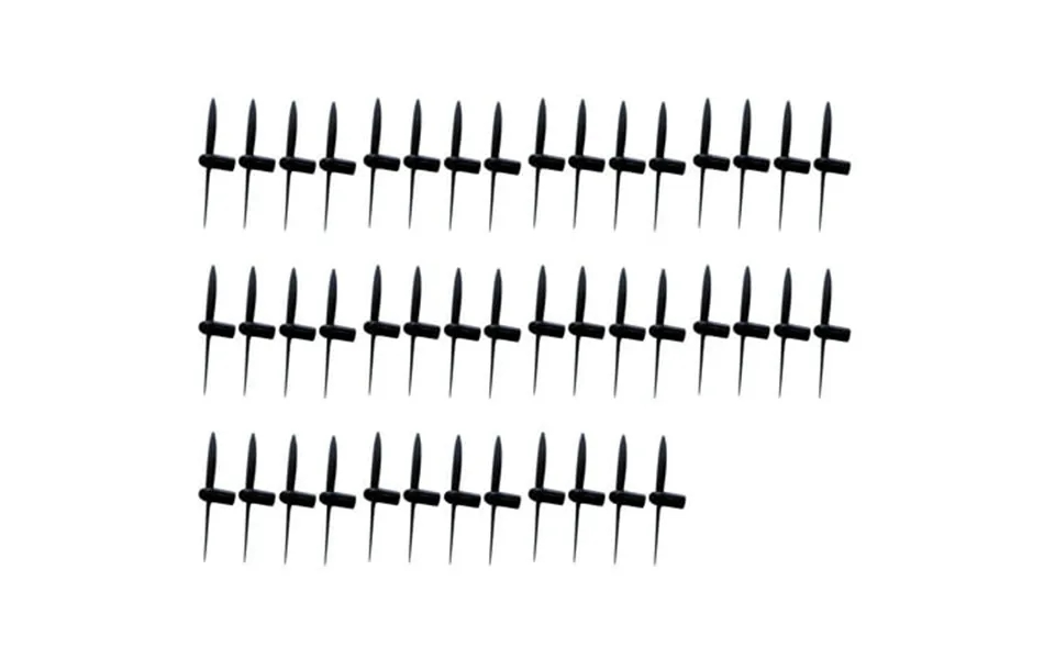 Hobbyflip All Black Nano Quadcopter Propeller Blade Set 30mm Propellers Compatible With Cheerson Cx-10a 11 Pack
