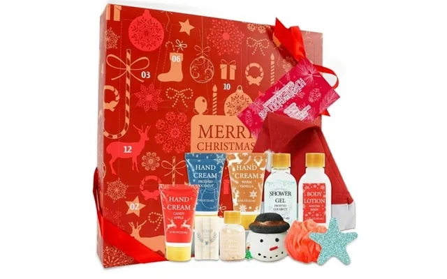 Holiday Christmas Advent Calendar - 12 Pcs Christmas Gift Sets For Women Gifts Bath & Spa Pampering Gift Baskets product image