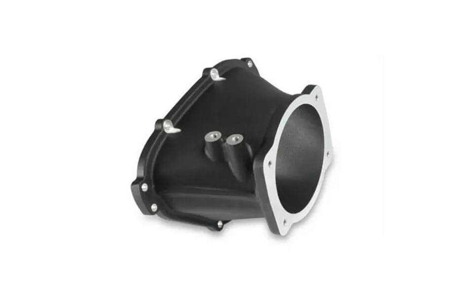 Holley 300-676bk 105mm Throttle Body Adapter Cast Black Finish
