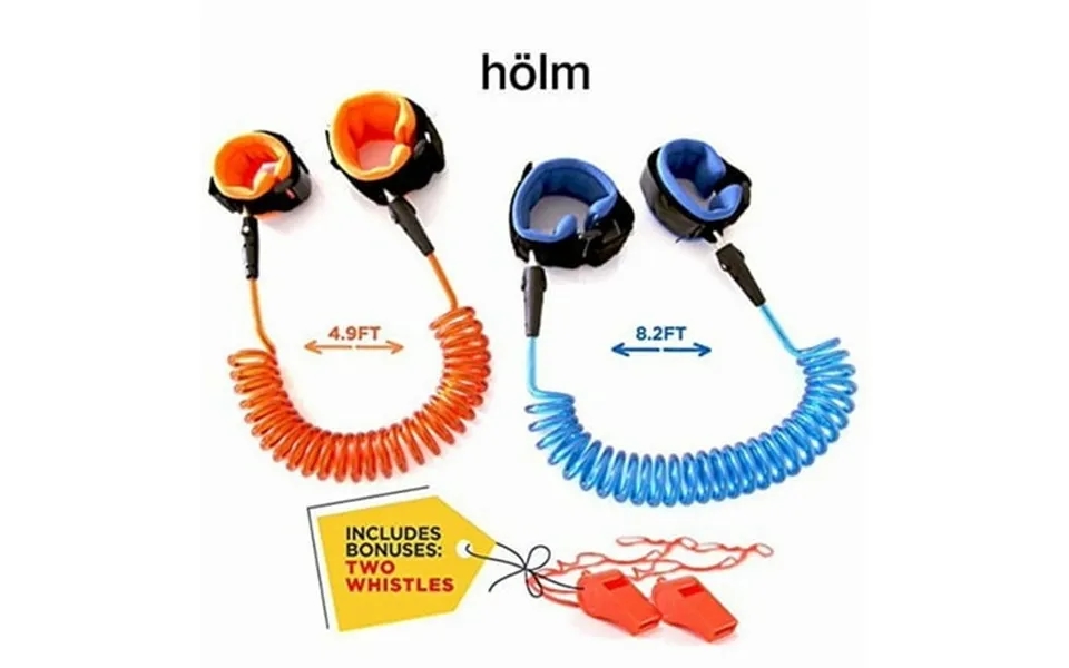 Holm Toddler Harness Walking Leash Child Anti Loss Wrist Link Child Safety Harness 2 Pack