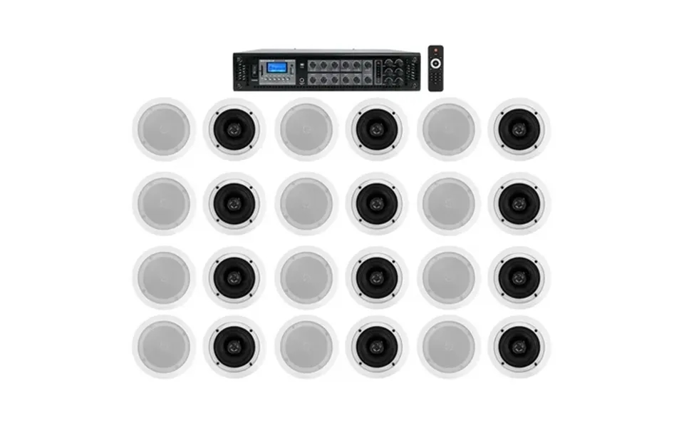 Home Audio System 24 5.25 White Bedroom Living Room Bathroom Ceiling Speakers