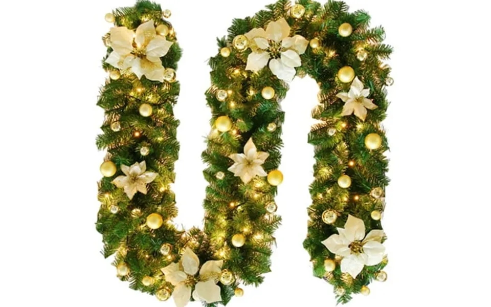 Home Decor Customizable Garland Christmas Garland Celebration Decor 270cm 9 Ft Charming Festive Aesthetic 2