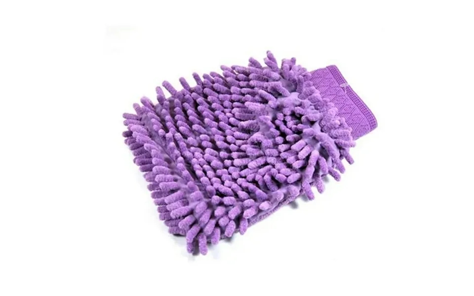 Homea 2 Pcs Microfiber Car Wash Mitt Glove - Soft Chenille Cleaning Cloth For Auto Detailing And Home Dusting