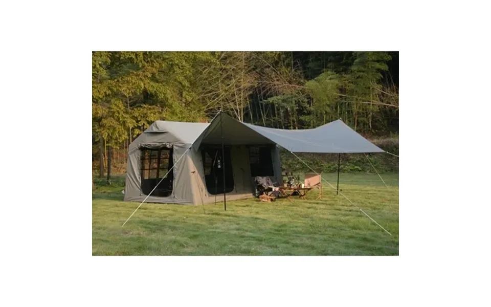 Homefun 10x13ft Inflatable Camping Tent Canopy All Weather Airbeam Glamping Instant Setup Waterproof Windproof Hand Pump