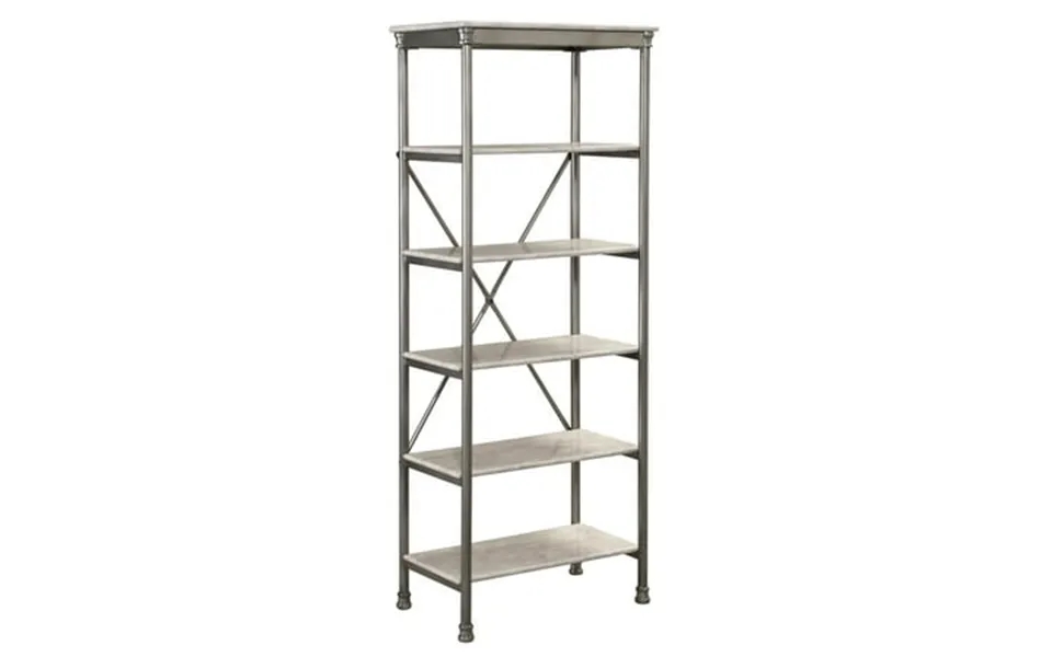 Homestyles Orleans Stainless Steel Six Tier Shelf In Gray